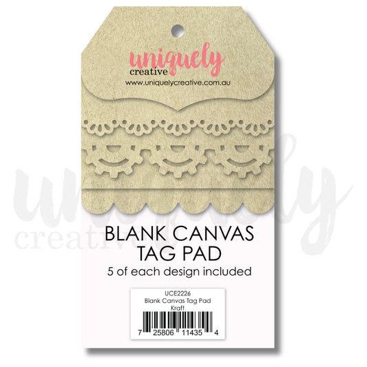 Uniquely Creative Blank Canvas Tag Pad - Kraft (Aug 26)