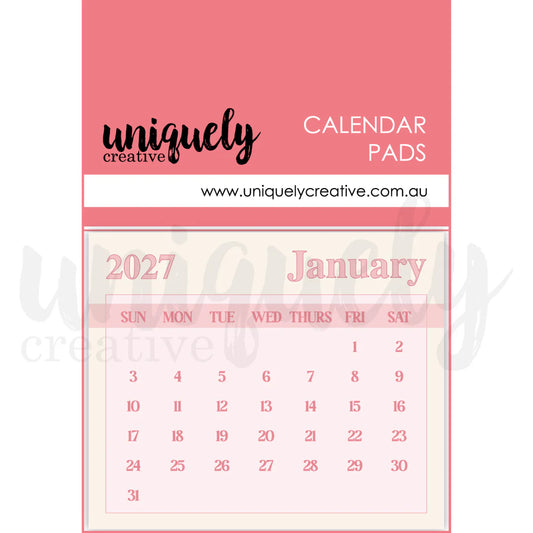 Uniquely Creative - 2027 Calendar Pads
