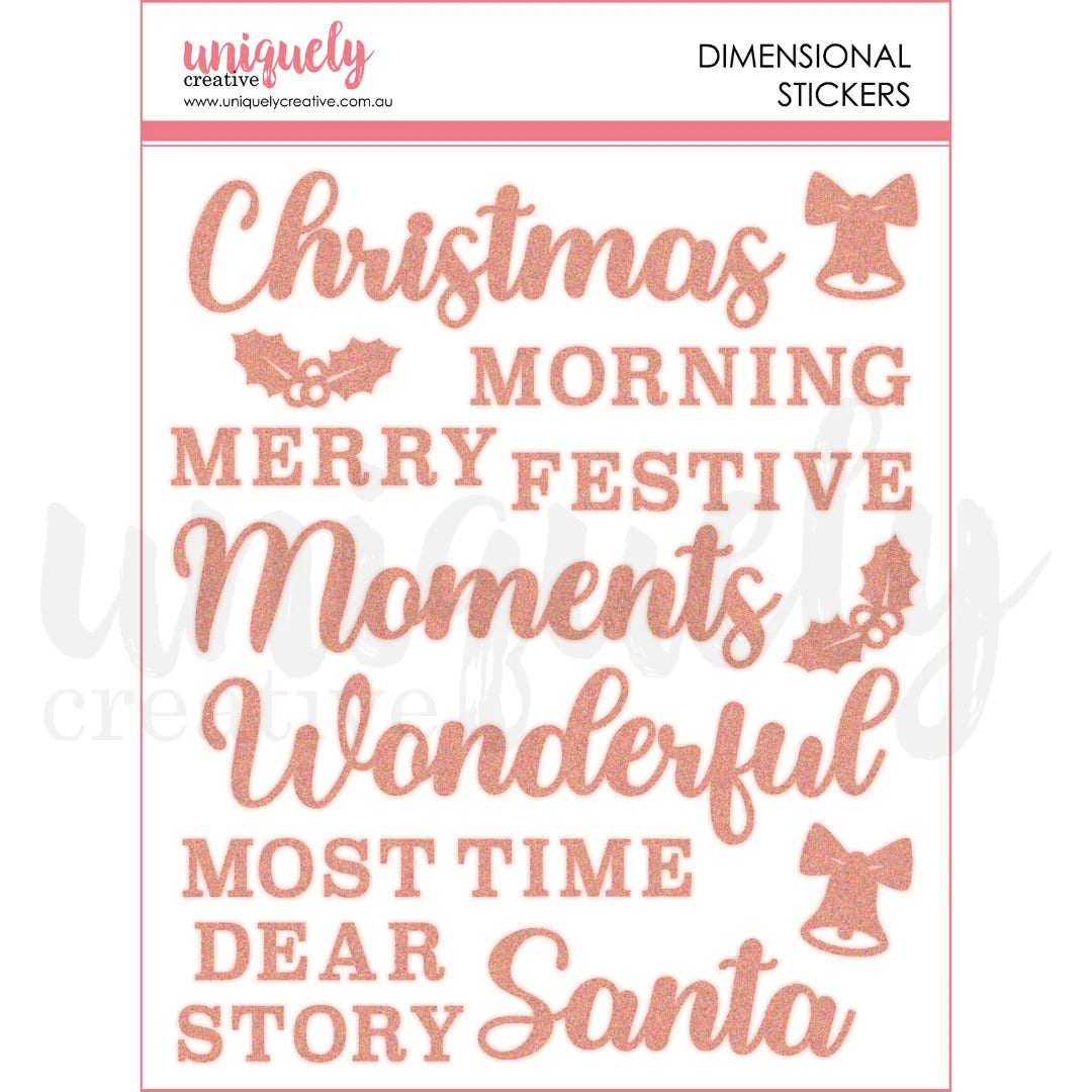 Uniquely Creative - Christmas Keepsakes - Stickers (Oct 26)
