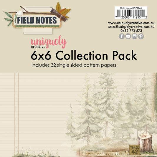 Uniquely Creative - 6x6 Collection Pack - Field Notes