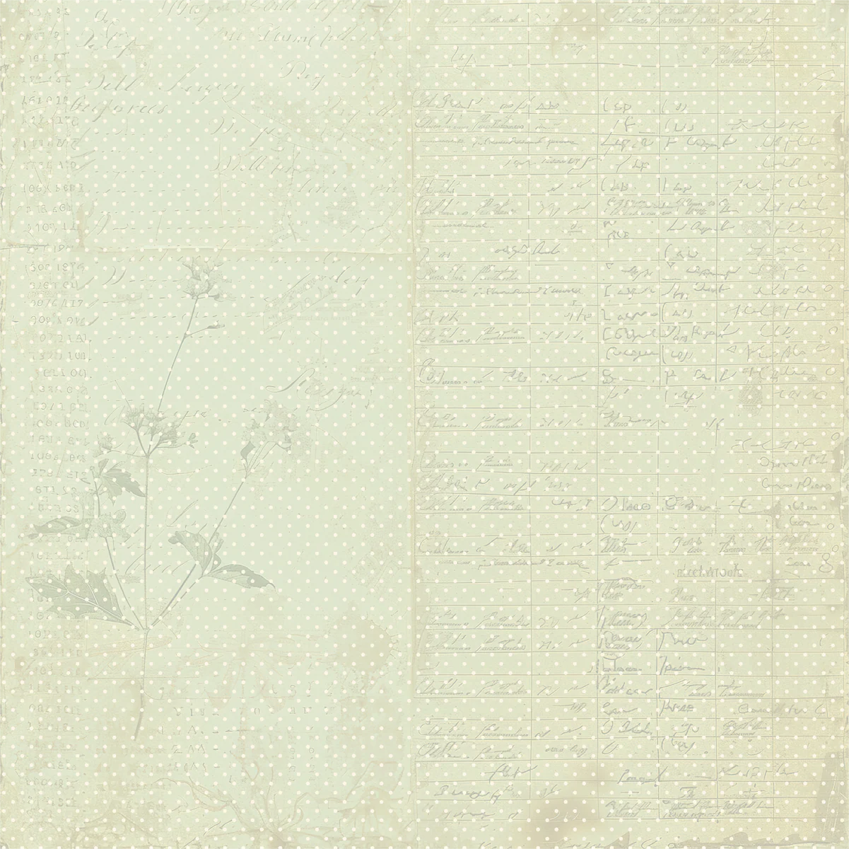 Uniquely Creative - 12x12 Nature's Palette Paper (1/sheet) - Advent 2025