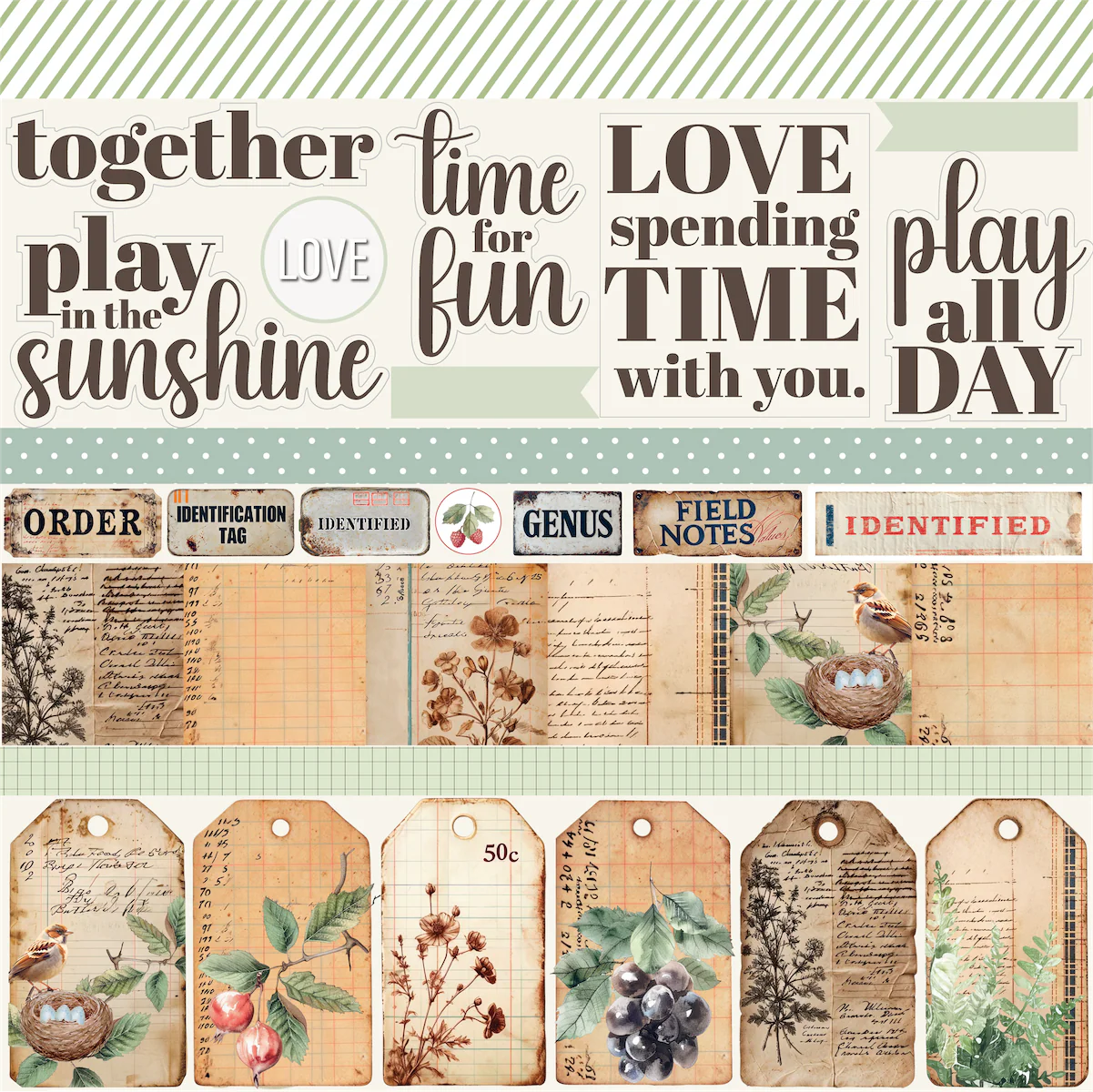Uniquely Creative - 12x12 Notebook Paper (1/sheet) - Advent 2025