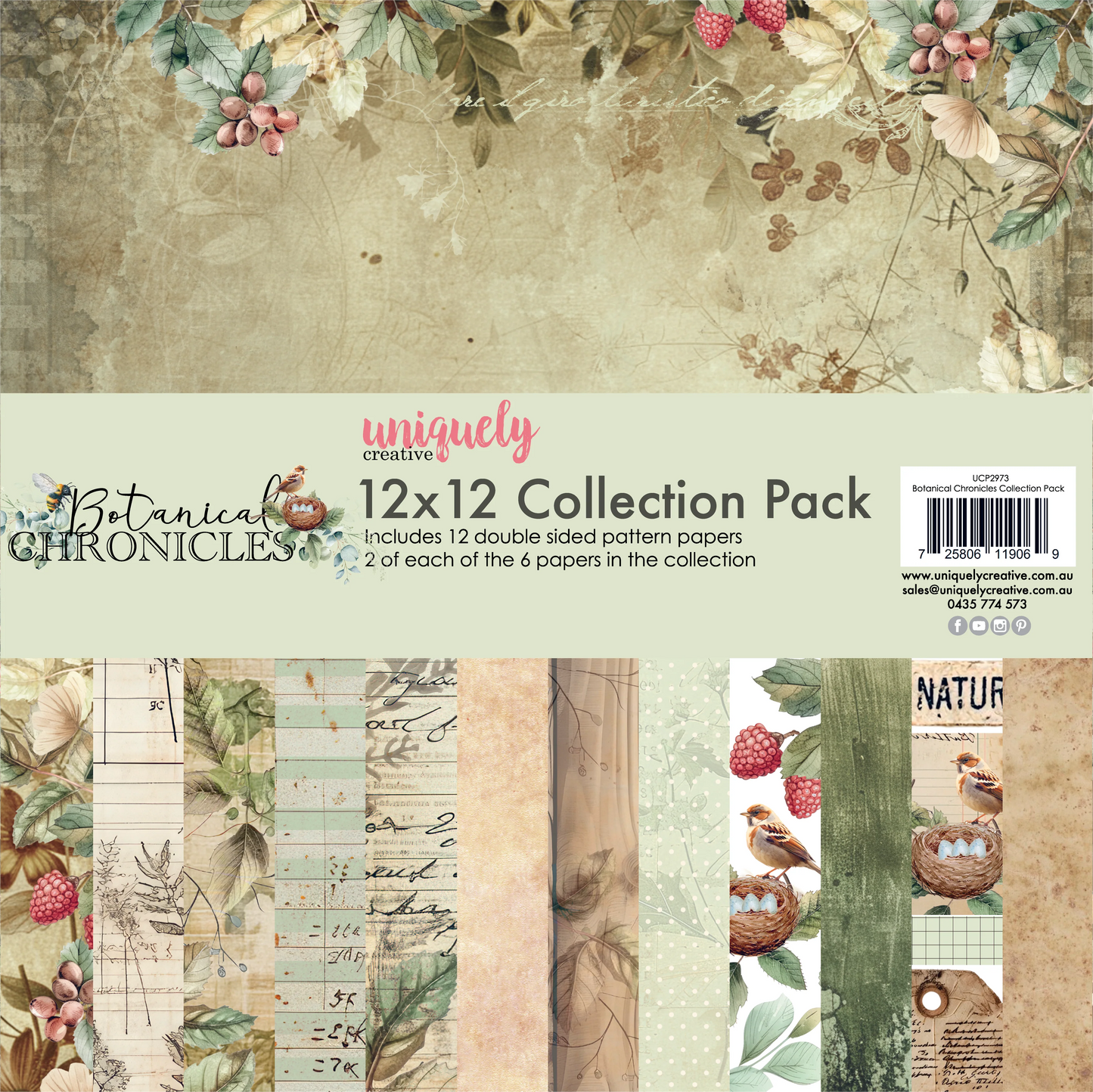 Uniquely Creative - Botanical Chronicles Bundle Kit - Advent 2025