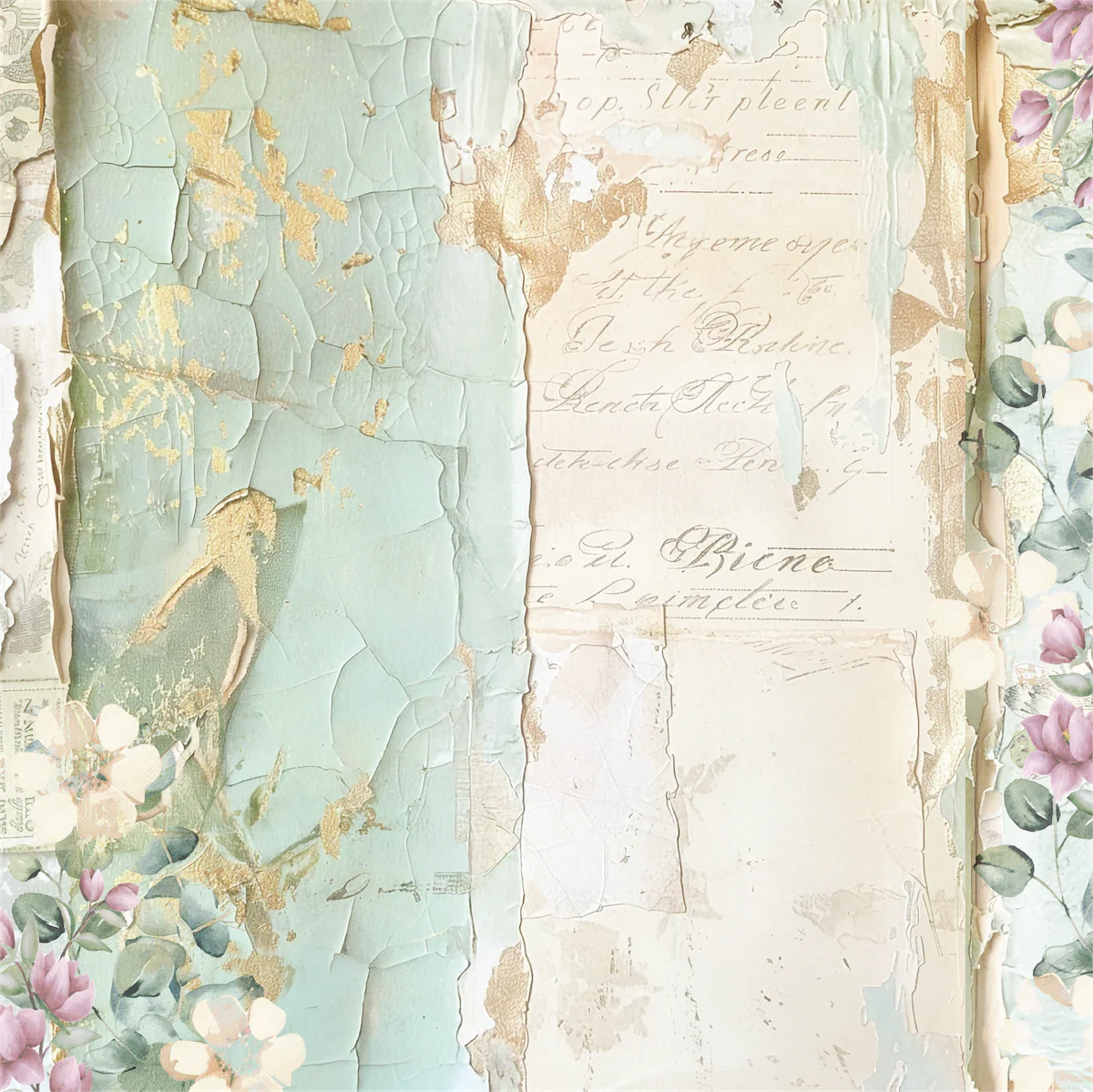 Uniquely Creative -  12x12 The Botanist Paper (1/sheet) - Advent 2025