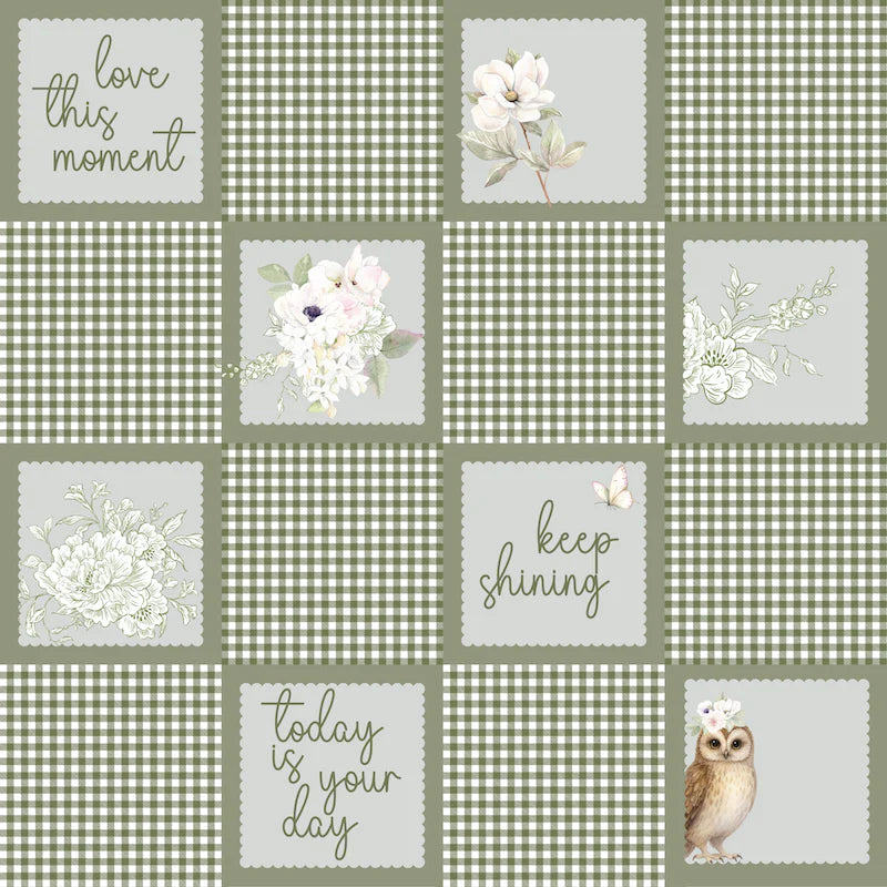 Uniquely Creative - 12x12 Soft Landing Paper (1/sheet) (Whispers of Wisdom)