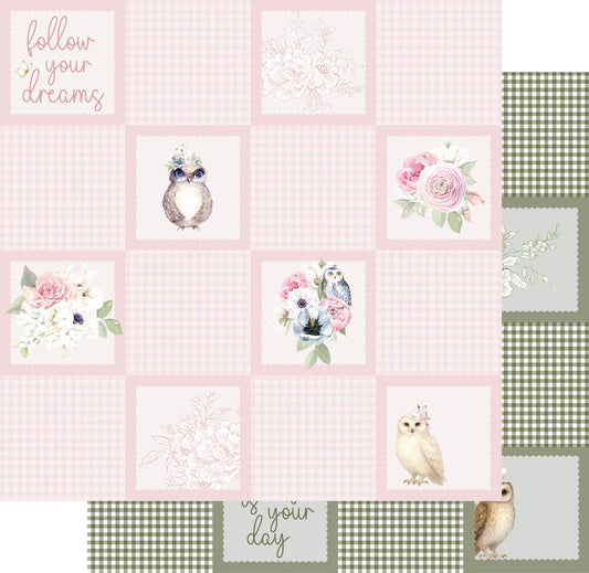 Uniquely Creative - 12x12 Soft Landing Paper (1/sheet) (Whispers of Wisdom)
