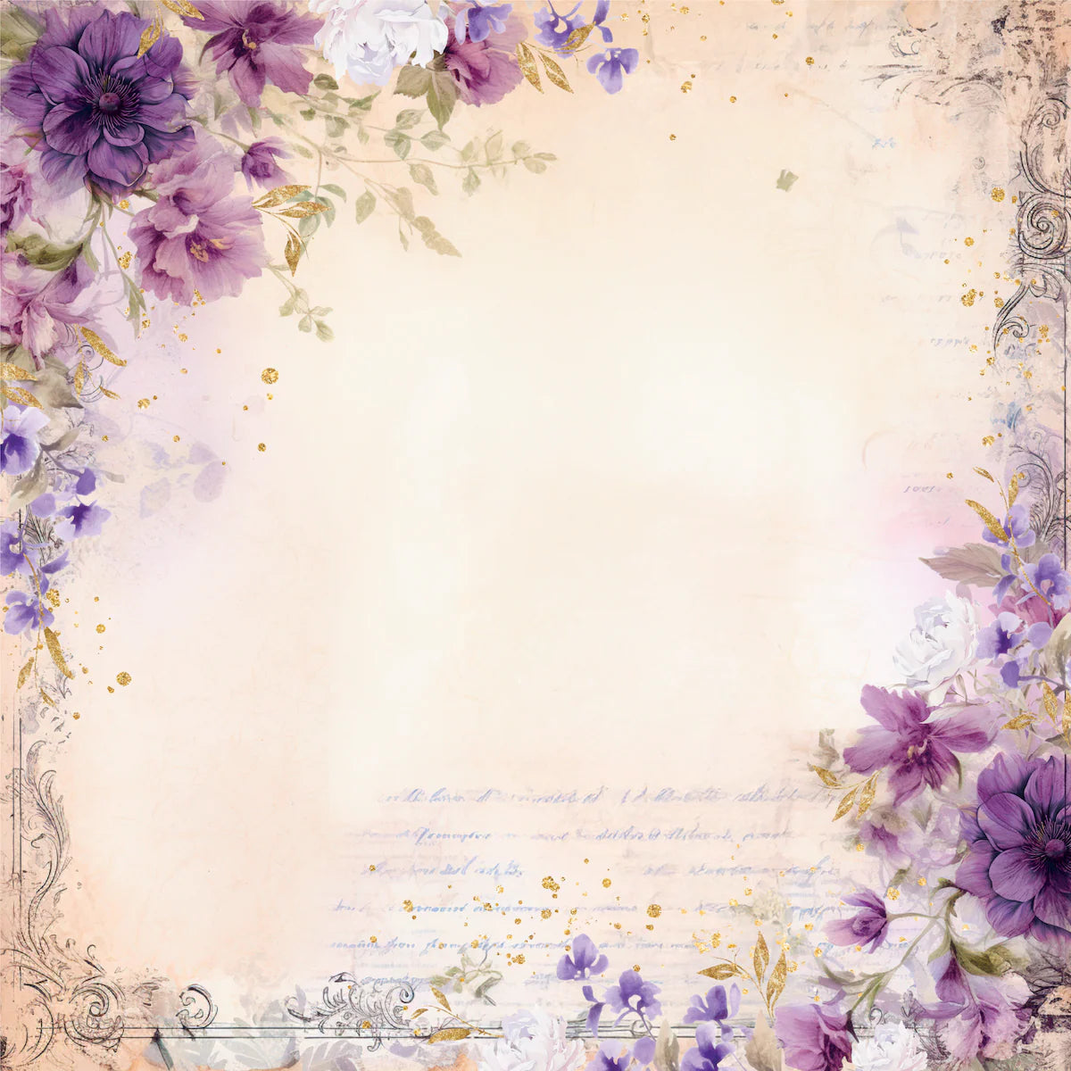 Uniquely Creative - 12x12 Very Violet Paper (1/sheet) Ultraviolet Delight