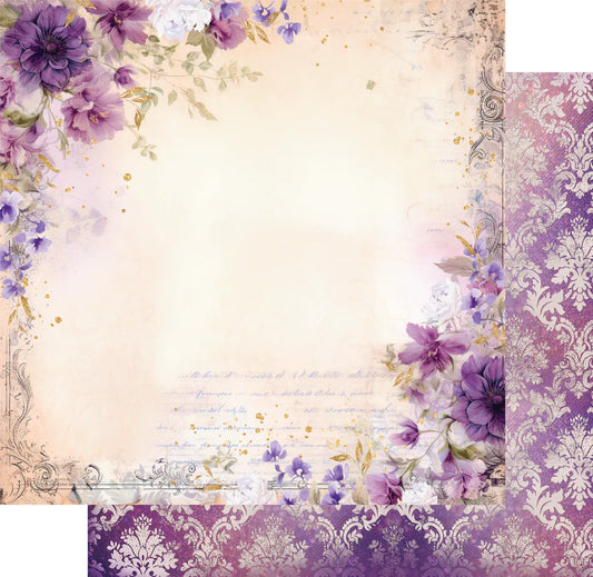 Uniquely Creative - 12x12 Very Violet Paper (1/sheet) Ultraviolet Delight
