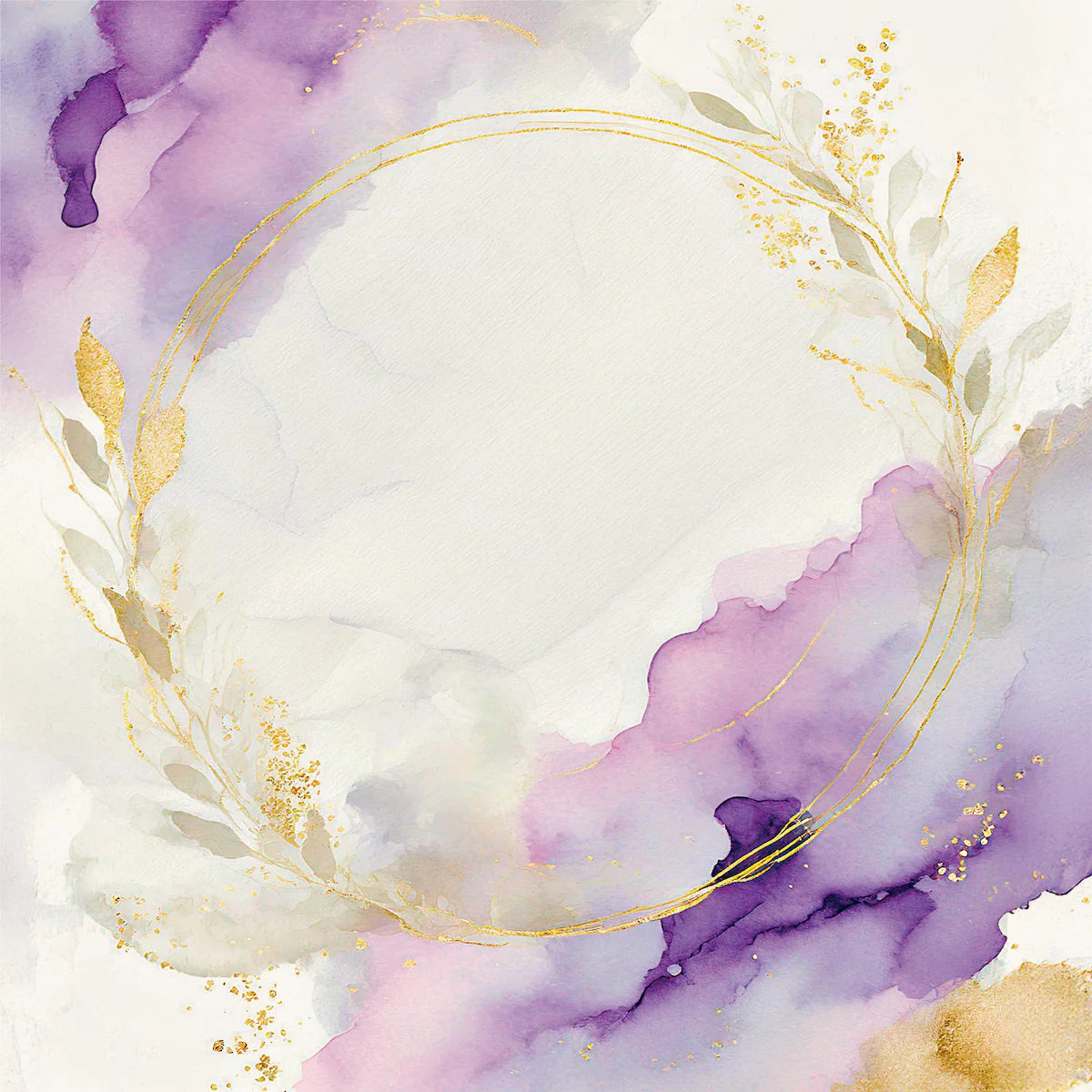Uniquely Creative - 12x12 Gold & Amethyst Paper (1/sheet) Ultraviolet Delight