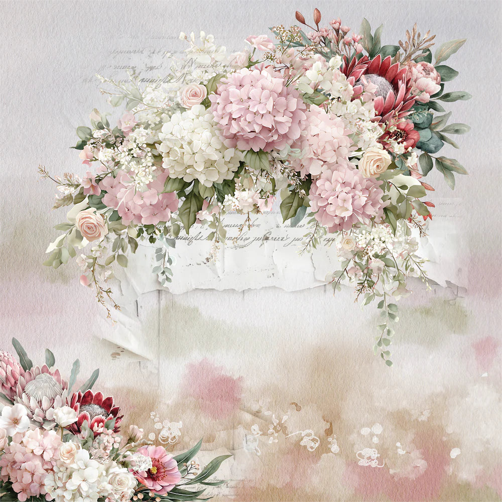 Uniquely Creative - 12x12 Matilda's Garden Paper (1/sheet) Paperbark Blooms
