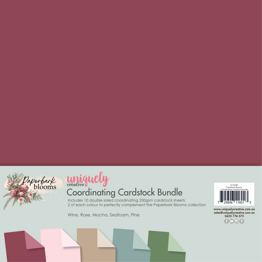 Uniquely Creative - Paperbark Blooms - Coordinating Cardstock Bundle