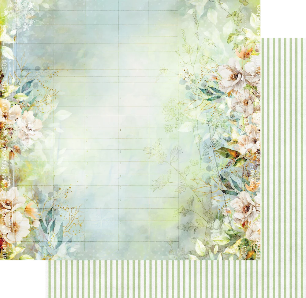 Uniquely Creative - Delighted Curiosities - 12x12 The Collector's Ledger Paper (1/sheet) (Sept 26)