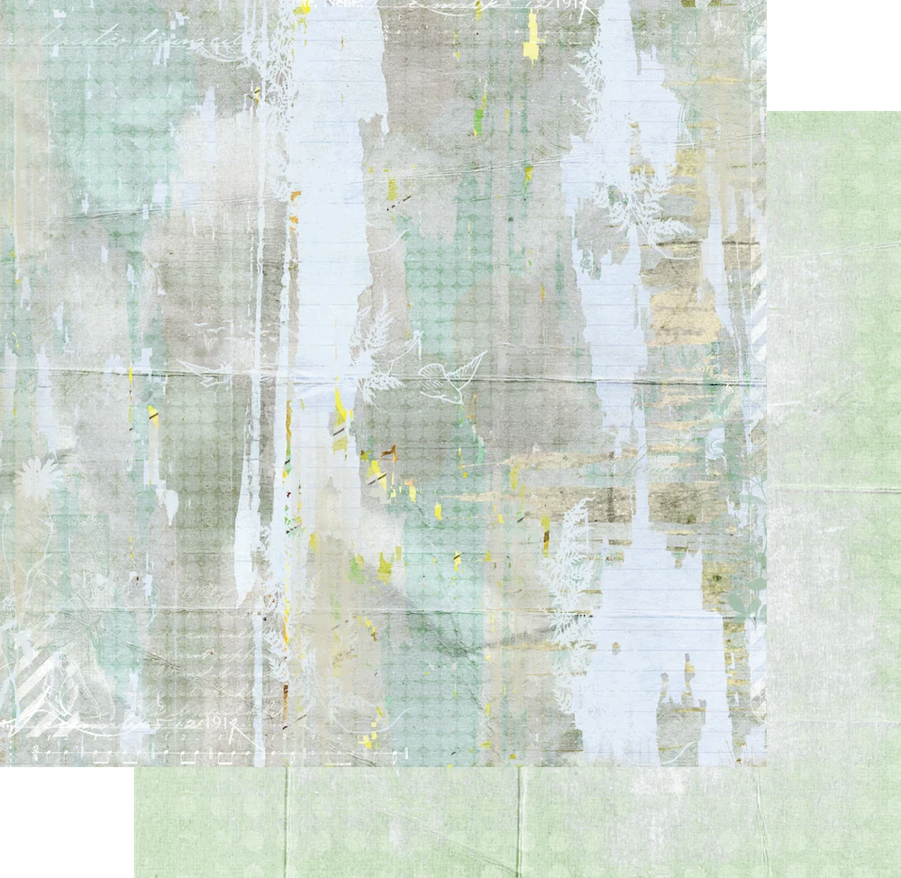 Uniquely Creative - Delighted Curiosities - 12x12 Foliage Whispers Paper (1/sheet) (Sept 26)