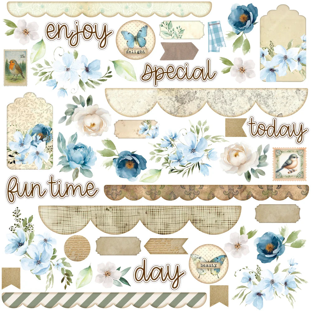 Uniquely Creative - Delighted Curiosities - 12x12 Curiosity Cabinet Paper (1/sheet) (Sept 26)