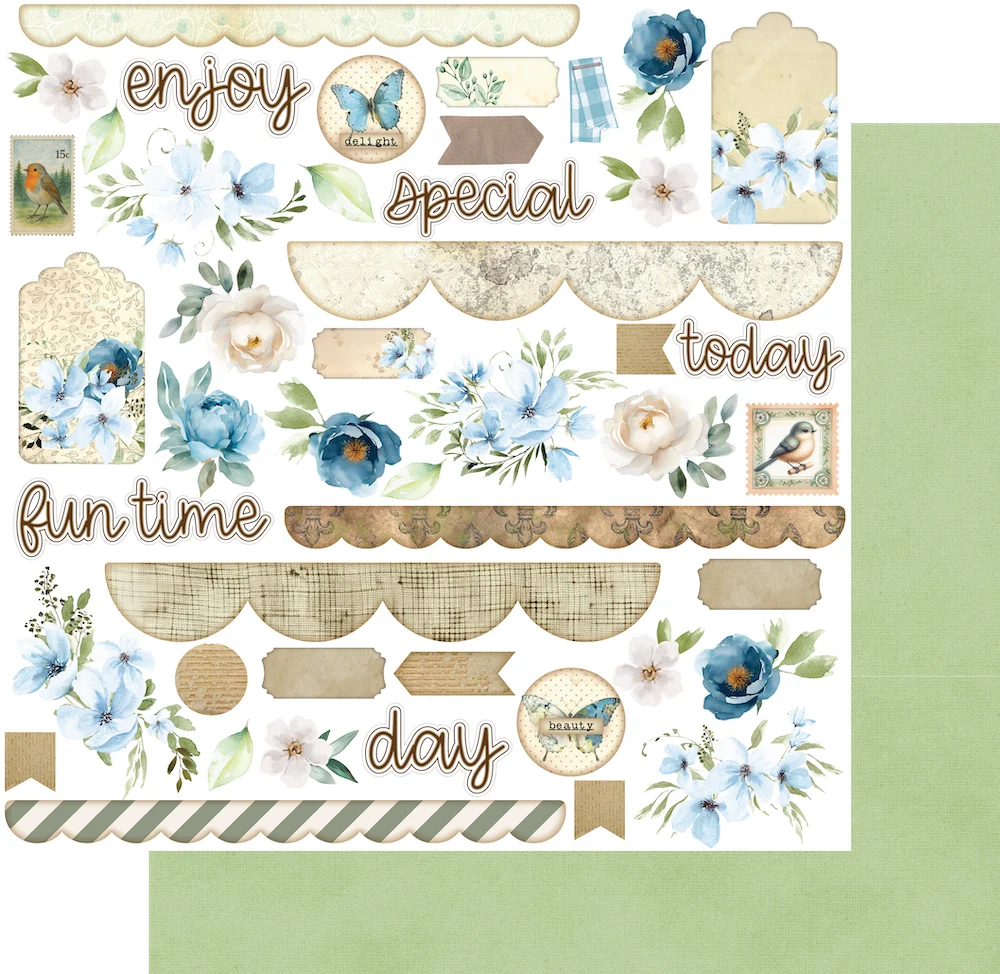 Uniquely Creative - Delighted Curiosities - 12x12 Curiosity Cabinet Paper (1/sheet) (Sept 26)