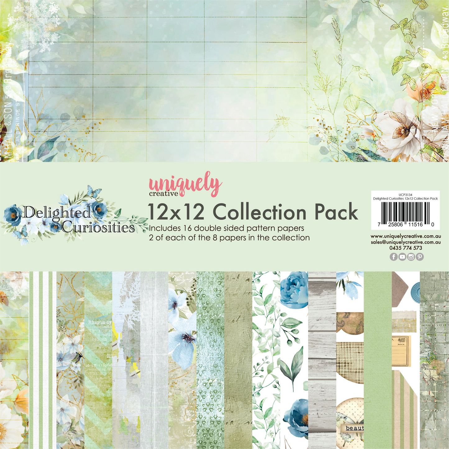 Uniquely Creative - 12x12 -  Delighted Curiosities (Sept 26)