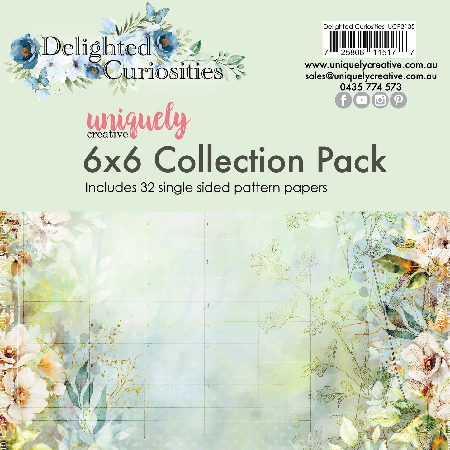 Uniquely Creative - 6x6 - Delighted Curiosities (Sept 26)