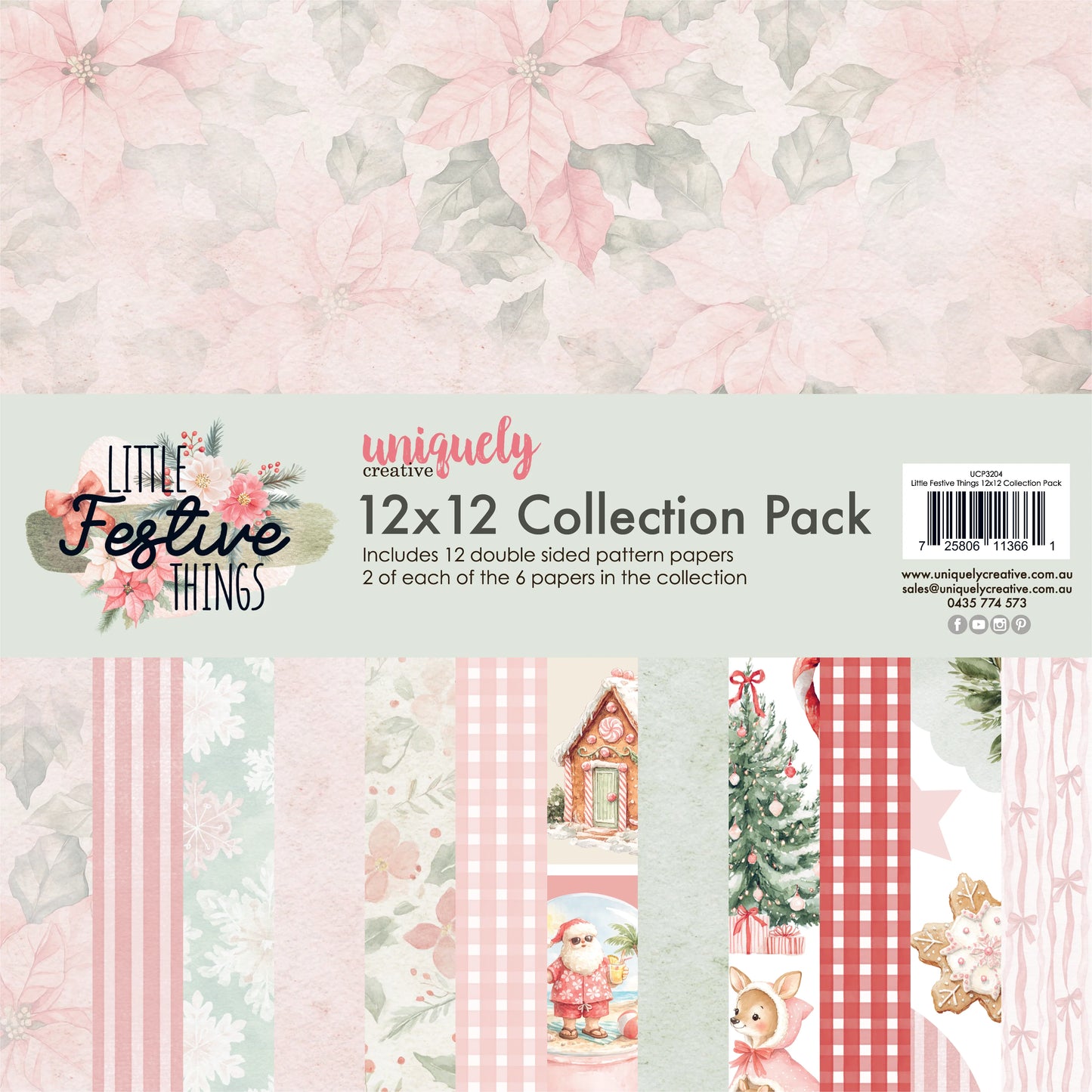 Uniquely Creative - Little Festive Things - Scrapbooking Bundle Kit