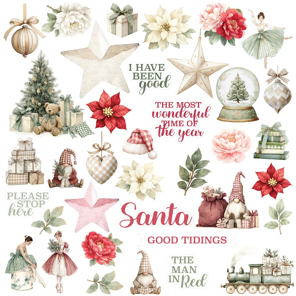 Uniquely Creative - Christmas Keepsakes - 12x12 Good Tidings Paper (1/sheet) (Oct 26)