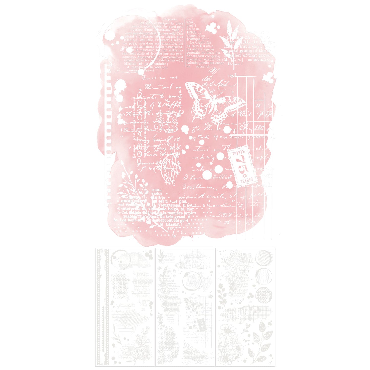 49 and Market - Irresistible - Artful Layers Rub-on Transfer Set