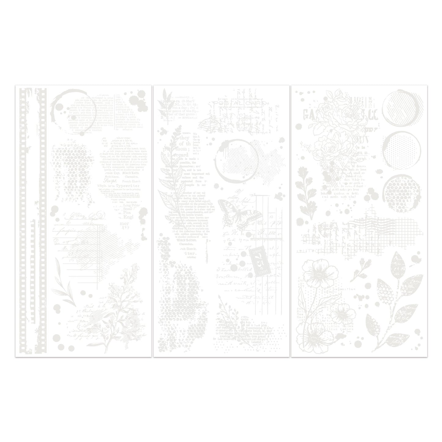 49 and Market - Irresistible - Artful Layers Rub-on Transfer Set