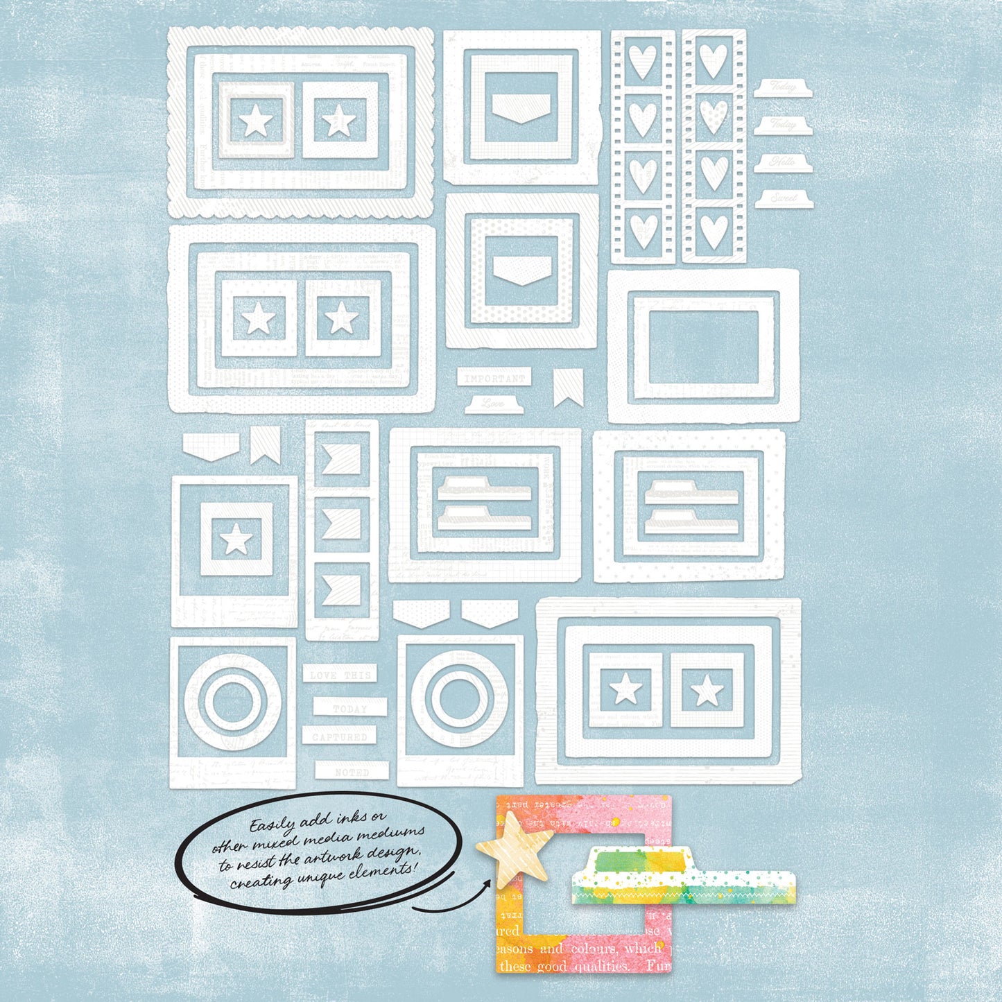 49 and Market - Irresistible - Die-cut Frames