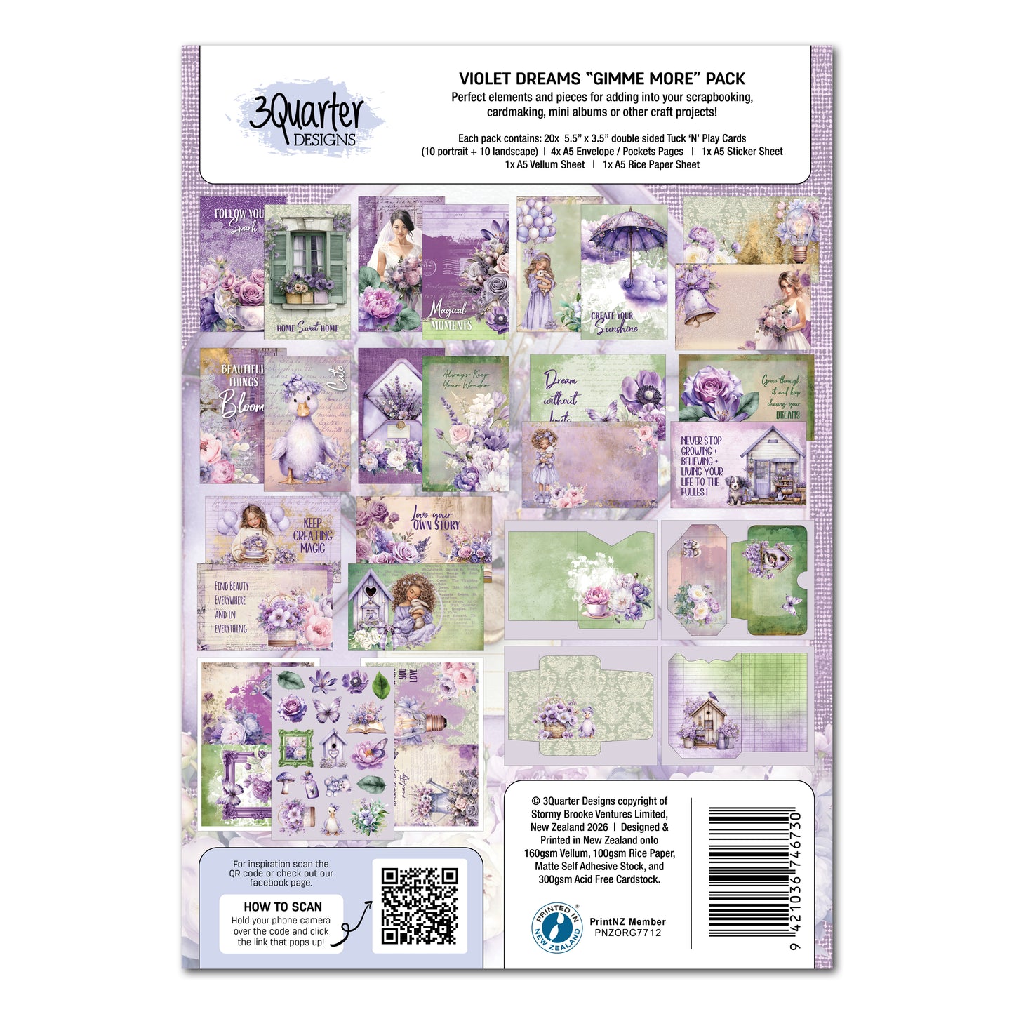 3Quarter Designs - Gimme More - Violet Dreams
