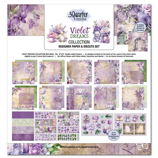 3Quarter Designs - 12x12 - Violet Dreams