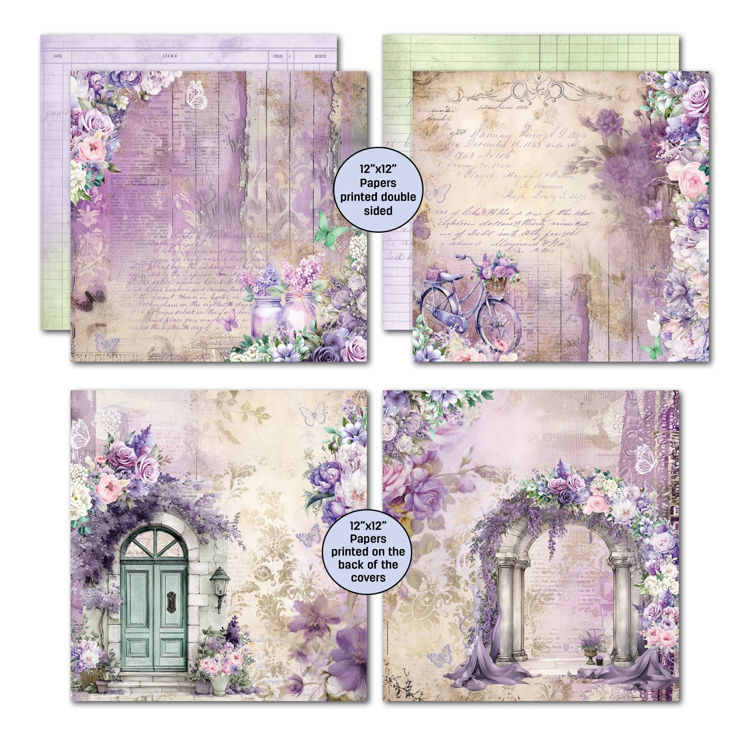 3Quarter Designs - 12x12 - Violet Dreams