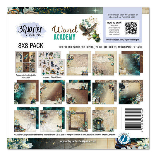 3Quarter Designs - 8x8 - Wand Academy