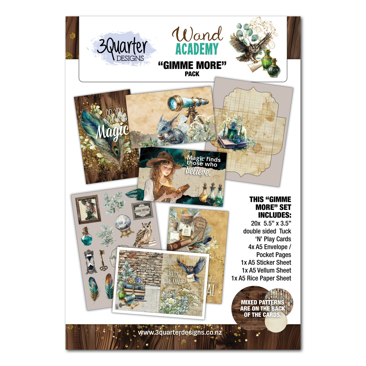 3Quarter Designs - Gimme More - Wand Academy