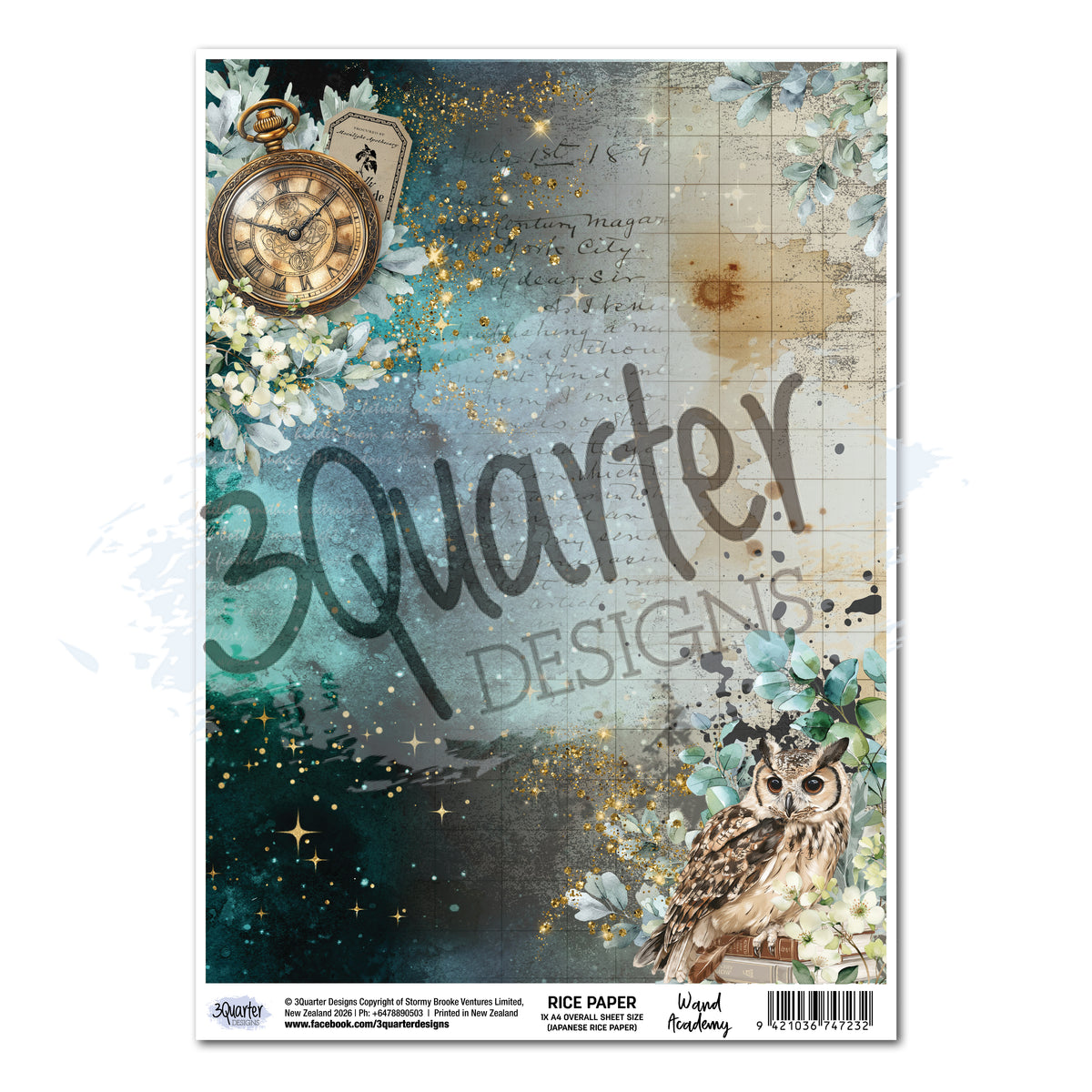 3Quarter Designs - Rice Paper - Wand Academy