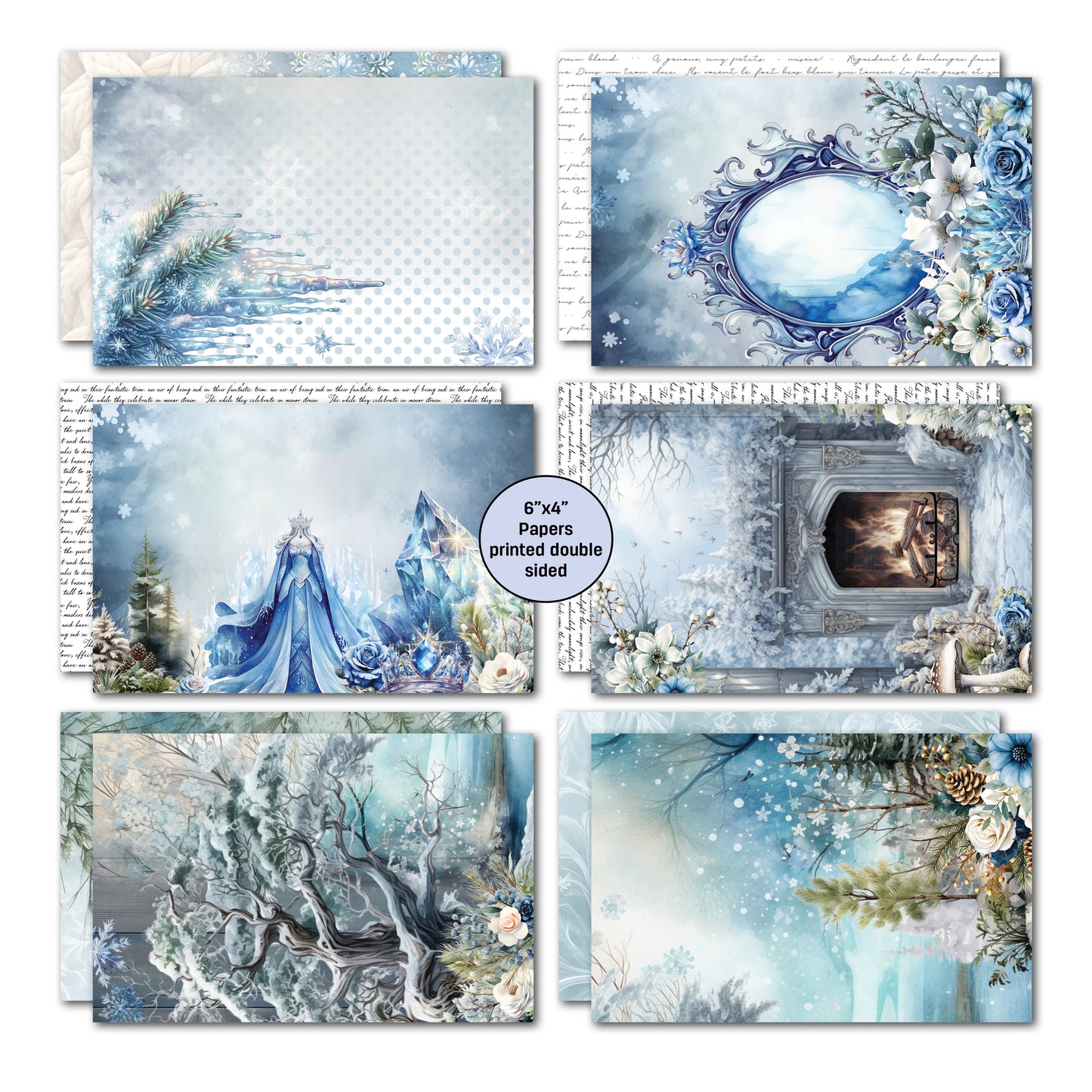 3Quarter Designs - 6x4 Card Making Pack - Winter Chronicles