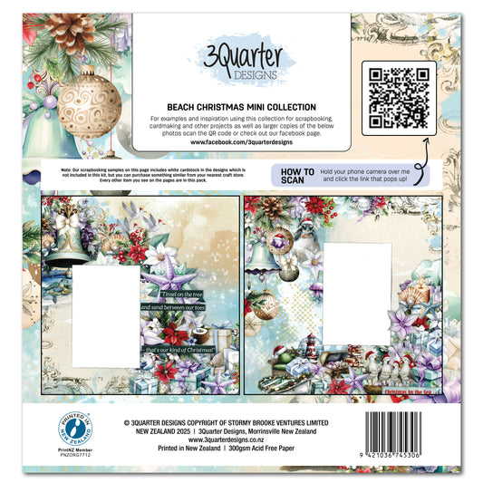 3Quarter Designs - 12x12 Beach Christmas Mini Collection