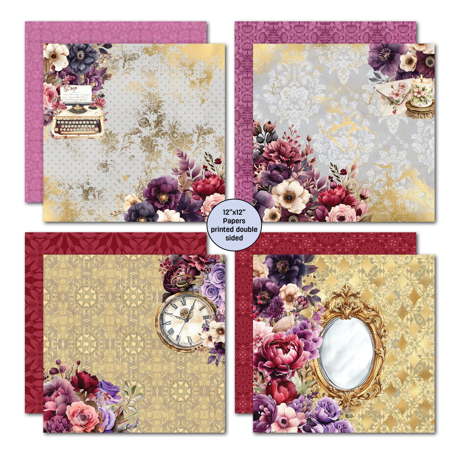 3Quarter Designs - 12x12 - Petal Serenade