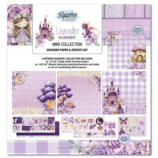 3Quarter Designs - 12x12 - Lavender Nursery Mini Collection