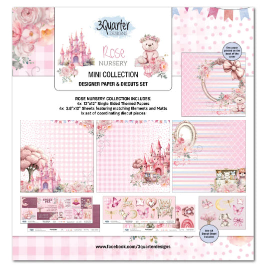 3Quarter Designs - 12x12 - Rose Nursery Mini Collection