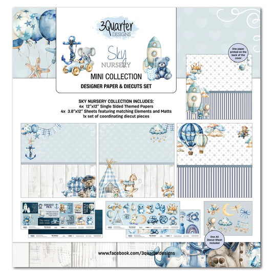 3Quarter Designs - 12x12 - Sky Nursery Mini Collection
