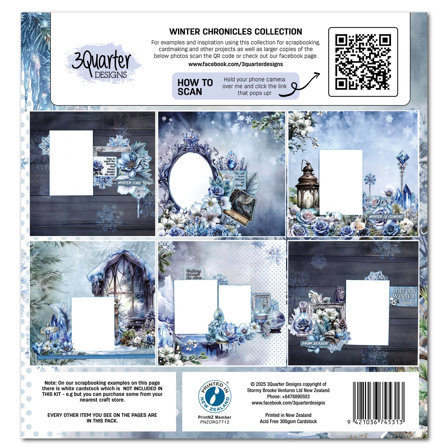 3Quarter Designs - 12x12 - Winter Chronicles