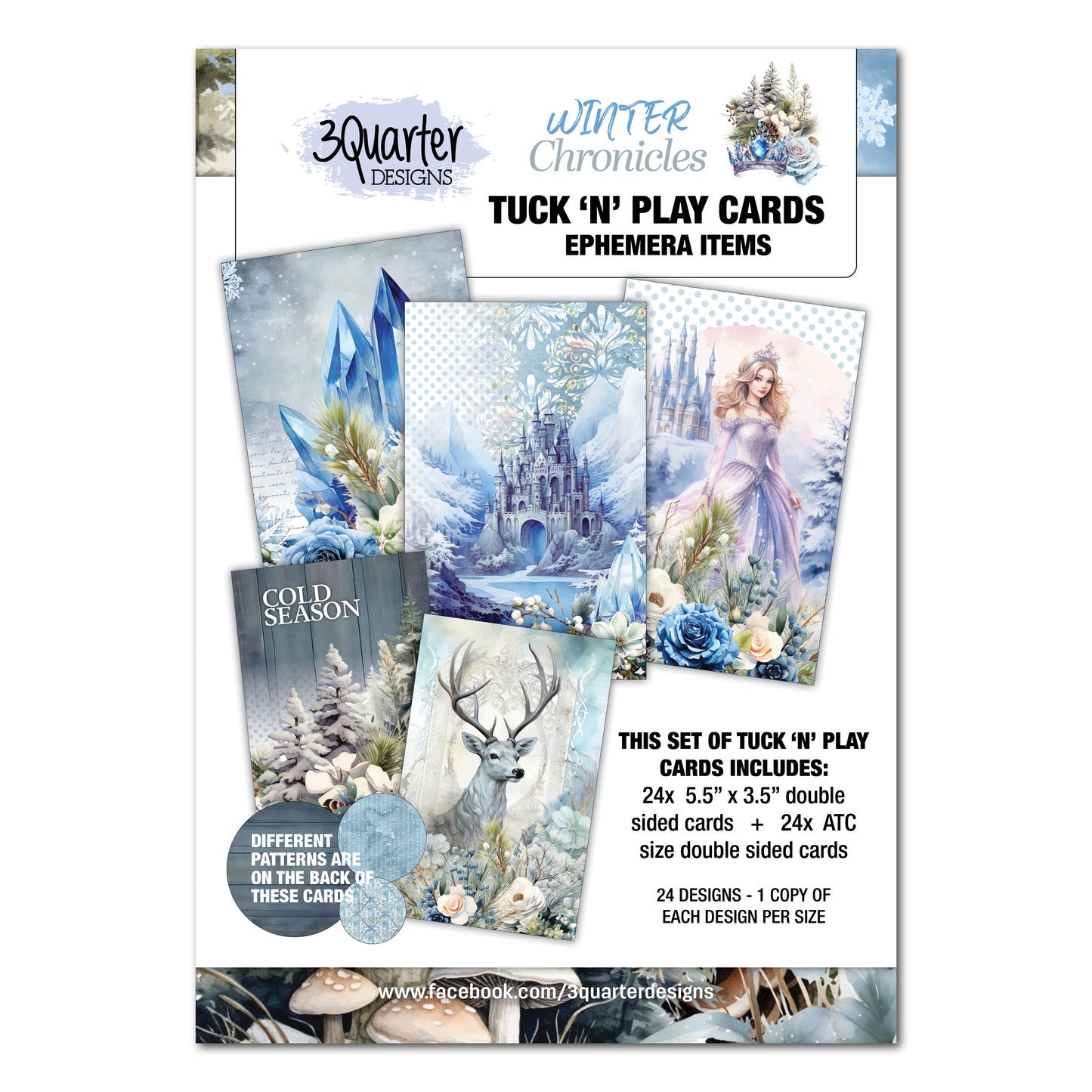 3Quarter Designs - Tuck 'n Play Cards - Winter Chronicles