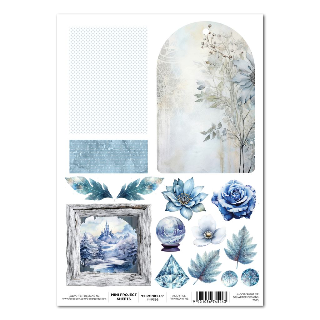 3Quarter Designs - Mini Project Sheet - Winter Chronicles