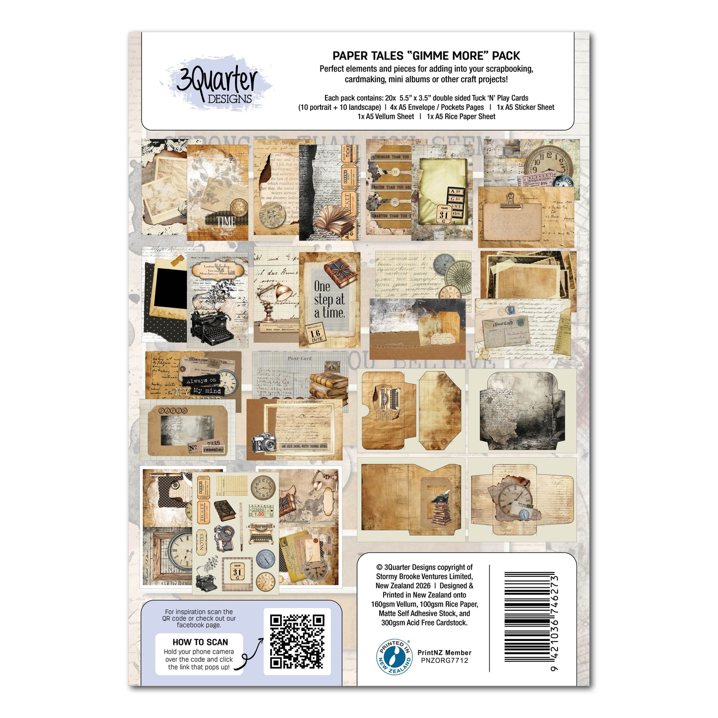 3Quarter Designs - Gimme More - Paper Tales