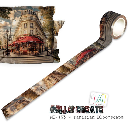 AALL And Create Layer - It - Up Washi Tape - 133 - Parisian Bloomscape - The Crafty Kiwi