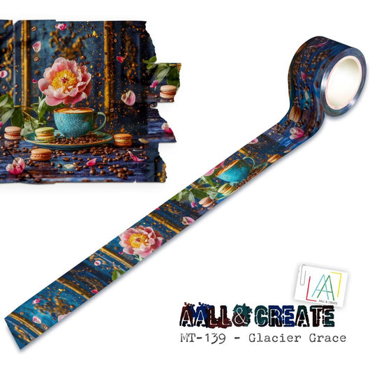 AALL And Create Layer - It - Up Washi Tape - 139 - Glacier Grace - The Crafty Kiwi