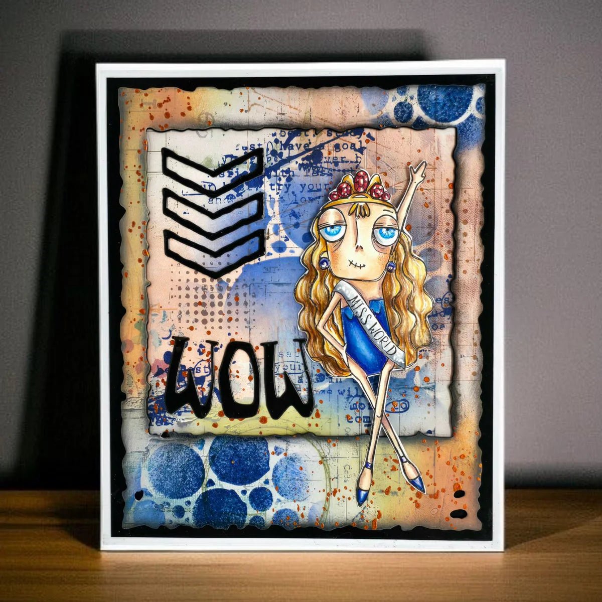 AALL & Create - 4"x6" Stencil - Bubblescape - The Crafty Kiwi