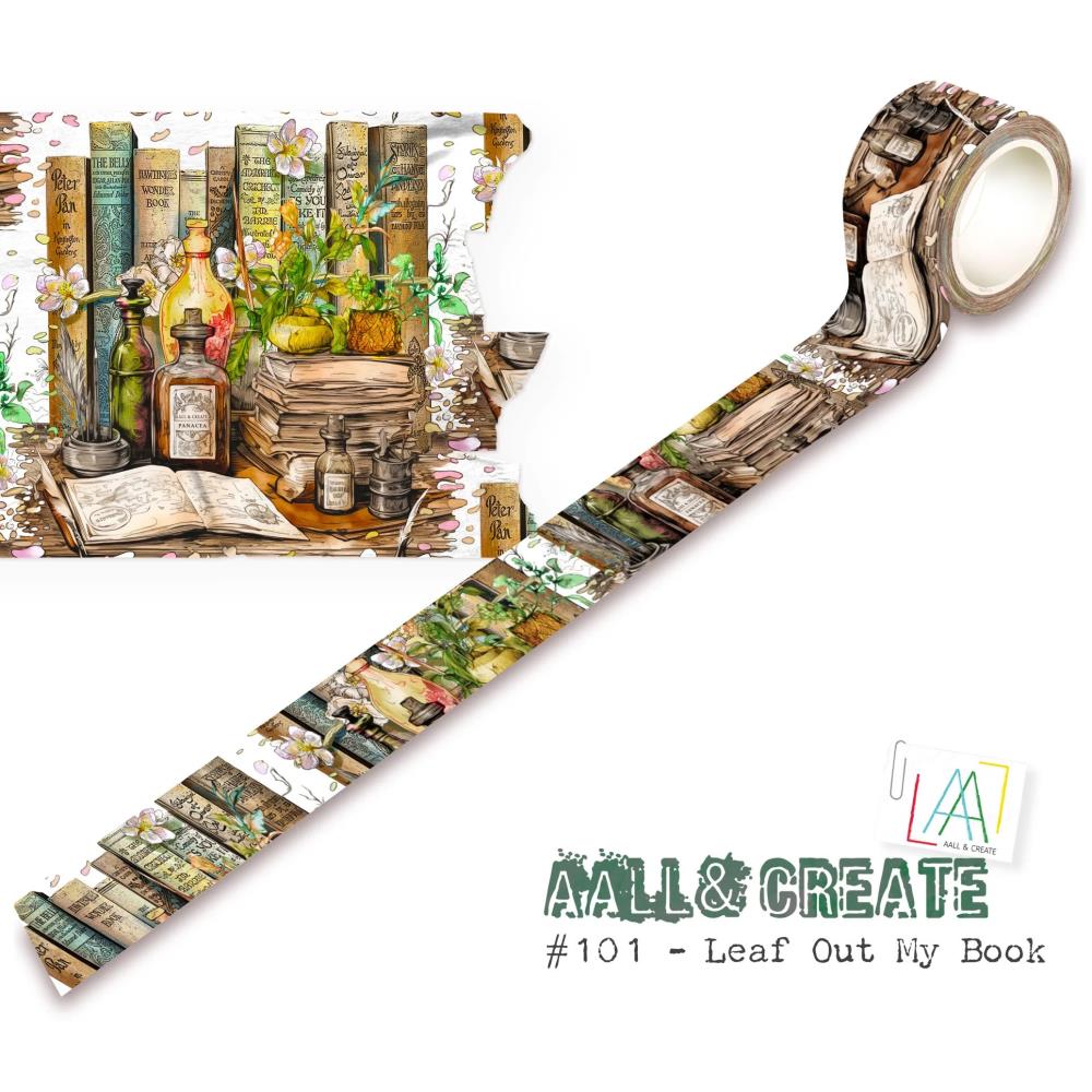 AALL & Create - Layer it Up Washi Tape - 101 - Leaf Out my Book - The Crafty Kiwi