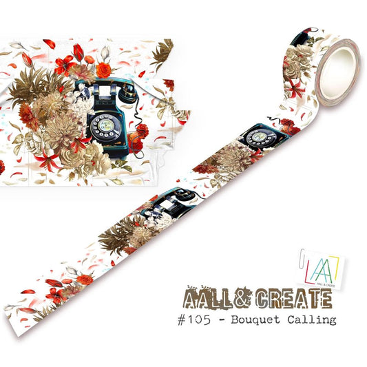 AALL & Create - Layer it Up Washi Tape - 105 Bouquet Calling - The Crafty Kiwi
