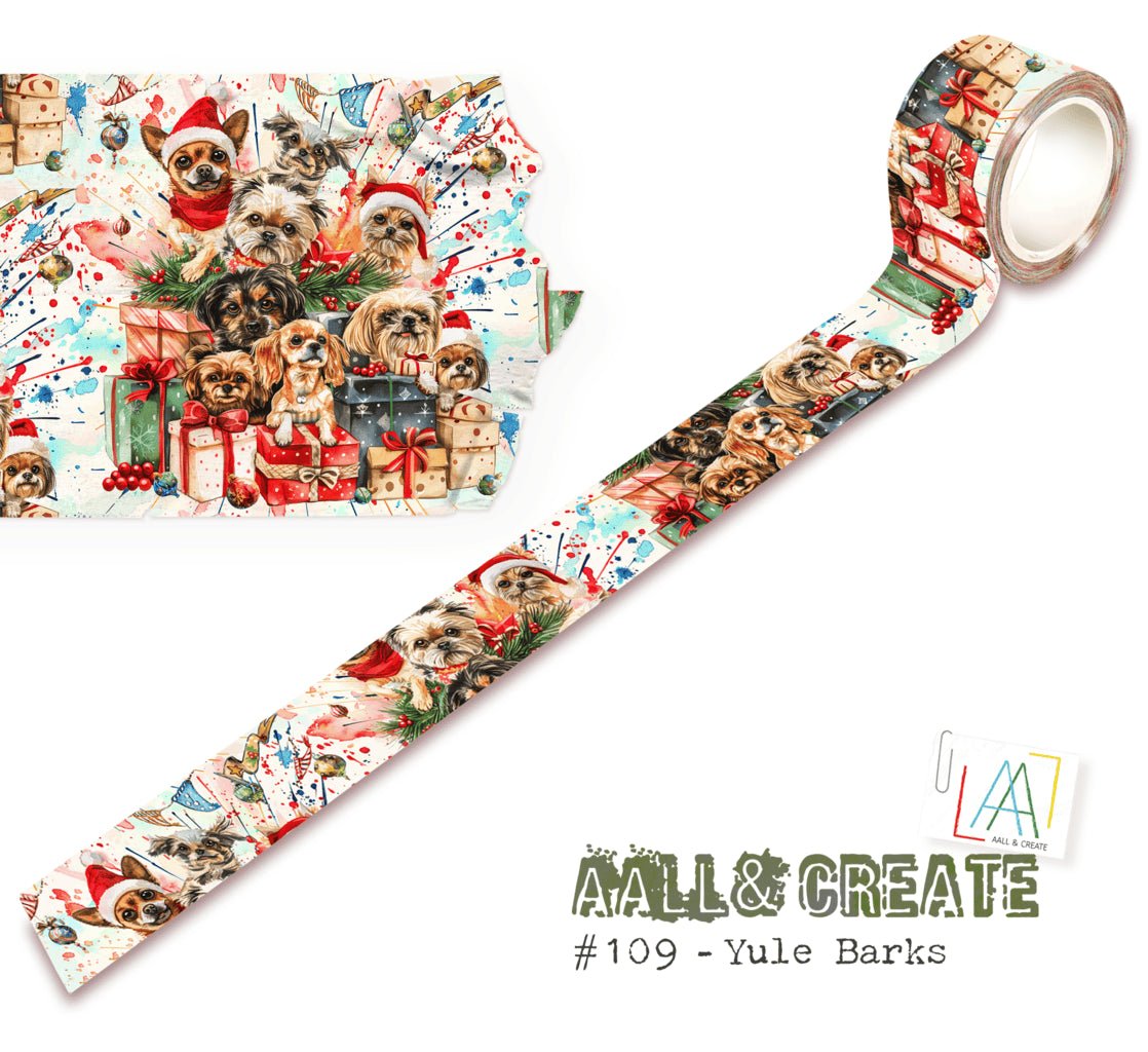 AALL & Create - Layer it Up Washi Tape - 109 - Yule Barks - The Crafty Kiwi
