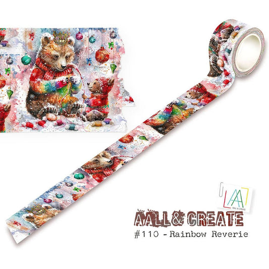 AALL & Create - Layer it Up Washi Tape - 110 Rainbow Reverie - The Crafty Kiwi