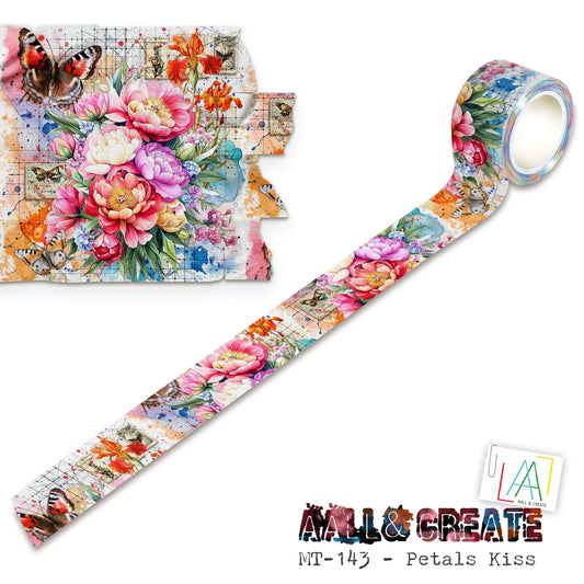 AALL & Create - Layer it Up Washi Tape - 143 Petals Kiss - The Crafty Kiwi